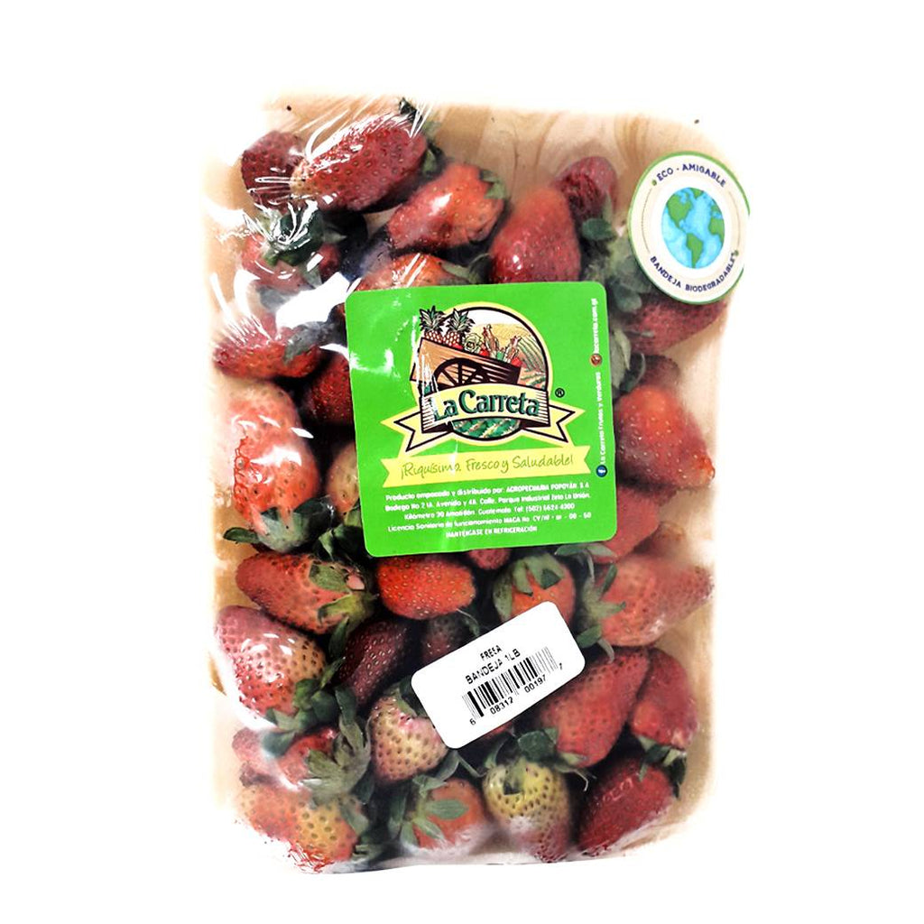 LA CARRETA Fresas Bandeja 1Lb