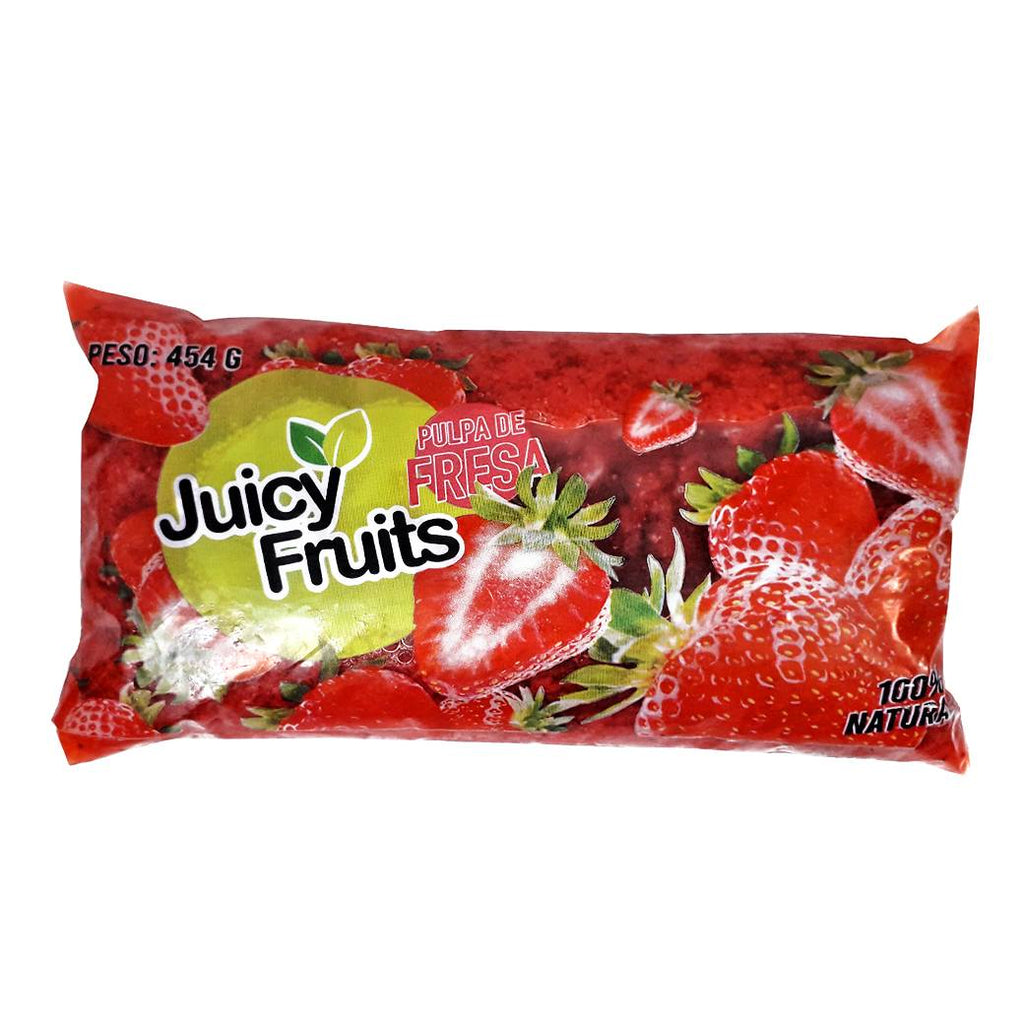 JUICY FRUITS Pulpa Fresa 454g