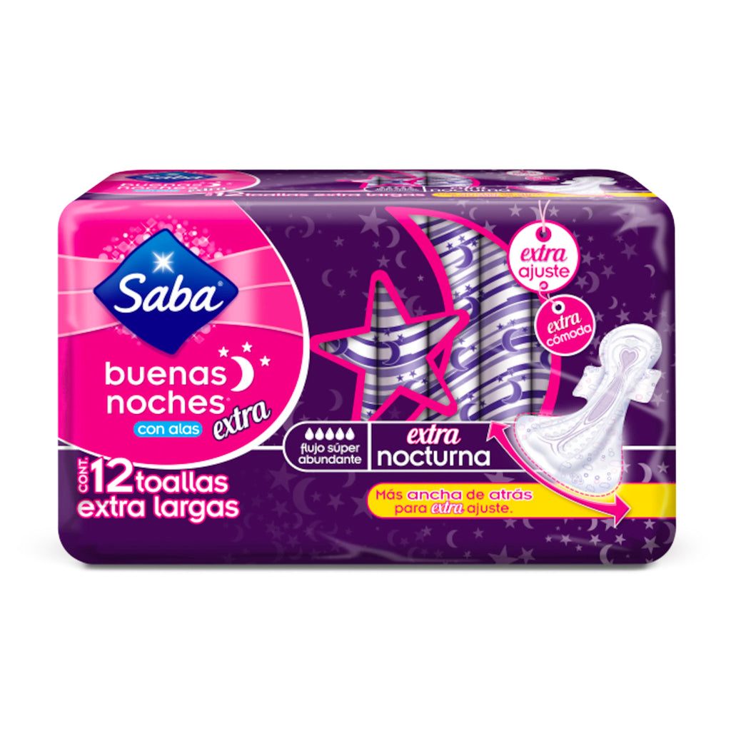 SABA Toalla BuenasNoche C/Alas 12UN