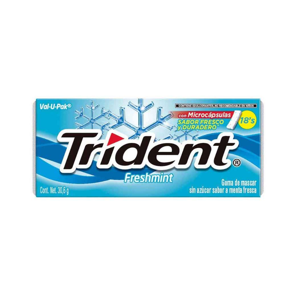 TRIDENT Tibra Freshmint 30.6g