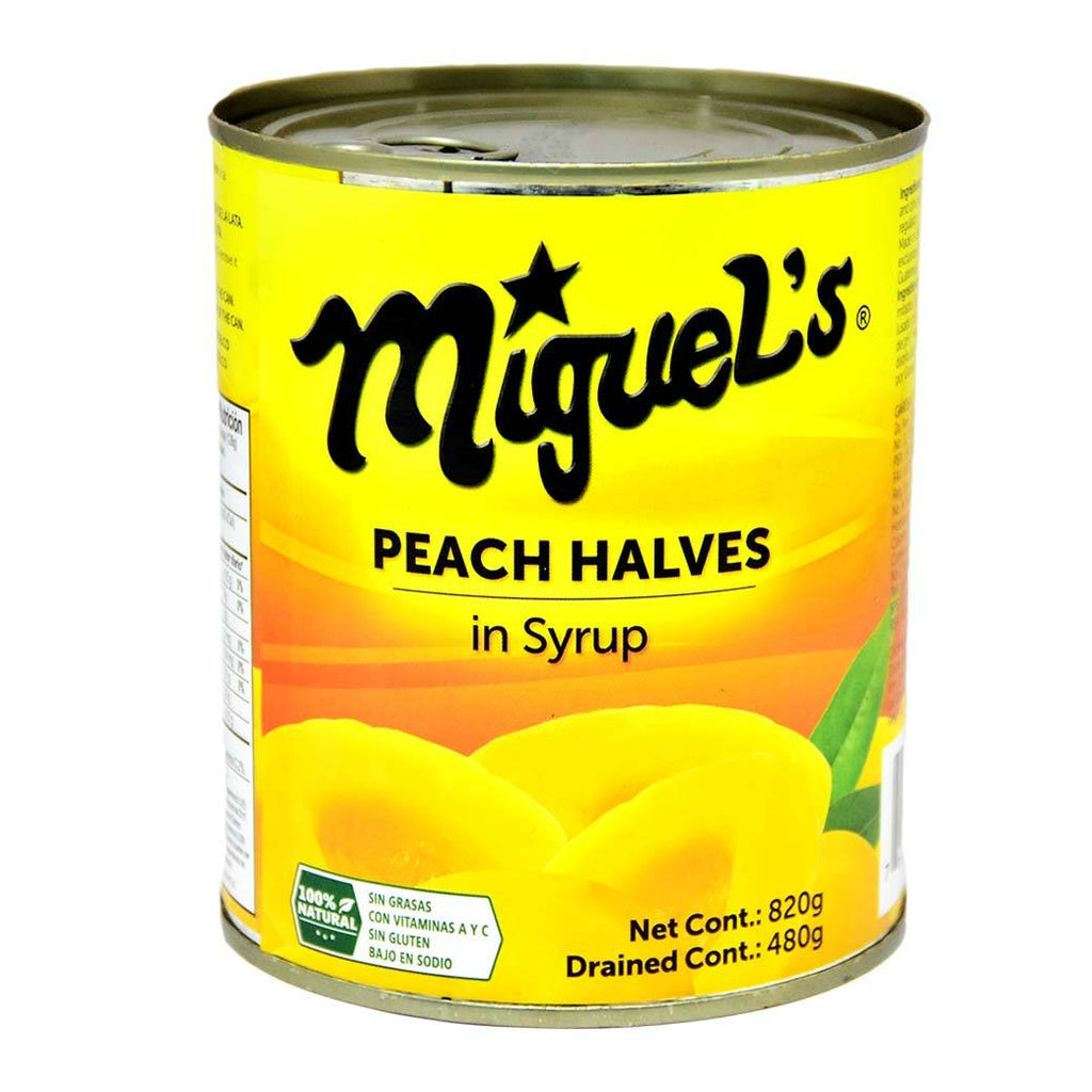 MIGUELS Melocoton Mitades 820g