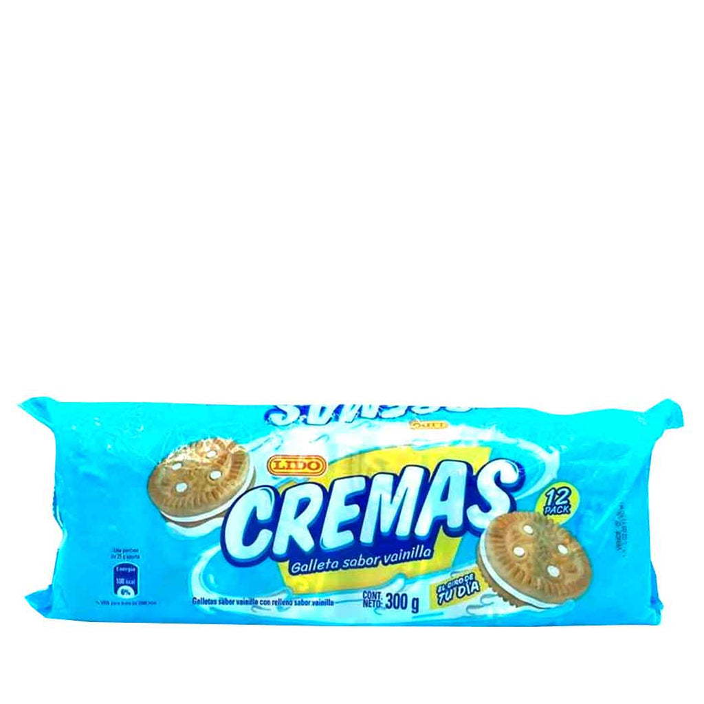 LIDO Galleta Cre Vainilla 12Pk