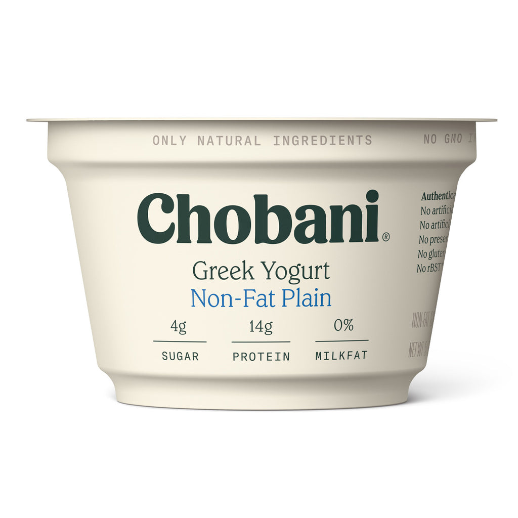 CHOBANI Yogurt Plain NonFat 6o