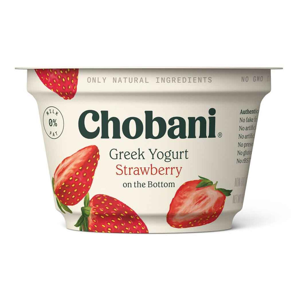CHOBANI Ygrt Straw NonFat 5.3o