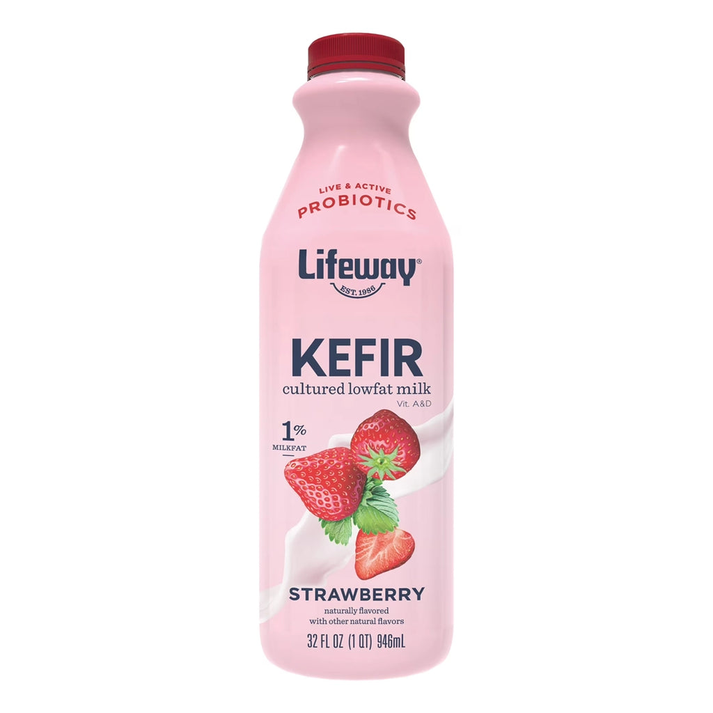 KEFIR Low Fat Milk Strwberry B 32oz